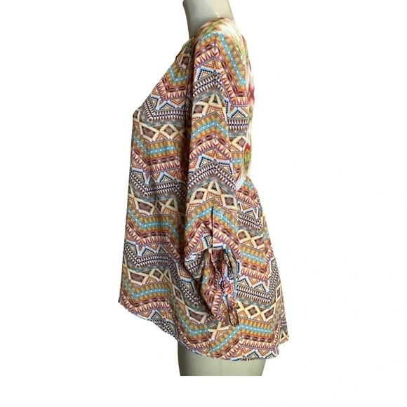 Fig and Flowers Button Up Blouse Size Small (Preowned) - Picture 4 of 5